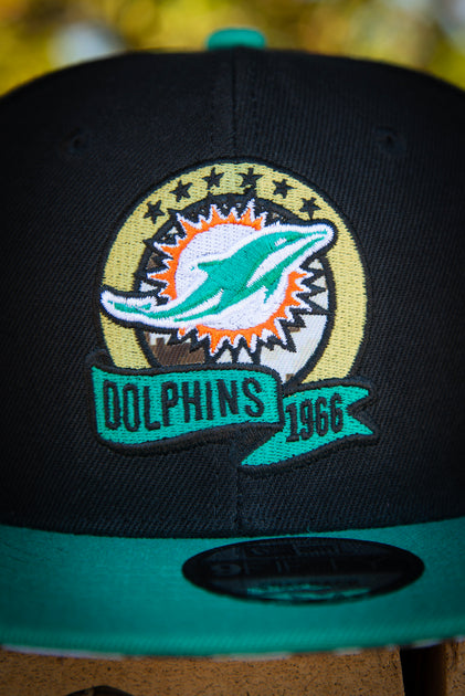 Miami Dolphins AFC White Teal 9FIFTY New Era Fits Snapback Hat by Devious Elements Apparel