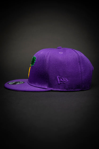 Los Angeles Lakers Gold Palms 9fifty New Era Fits Snapback Trucker Hat