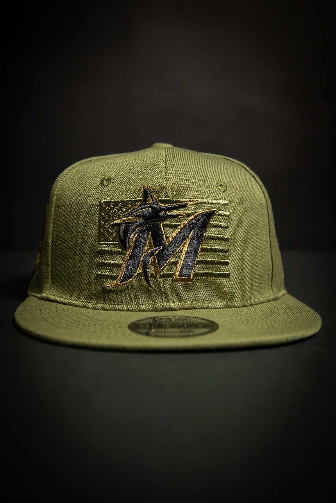 Miami Marlins Our Nations Finest 9Fifty New Era Fits Snapback