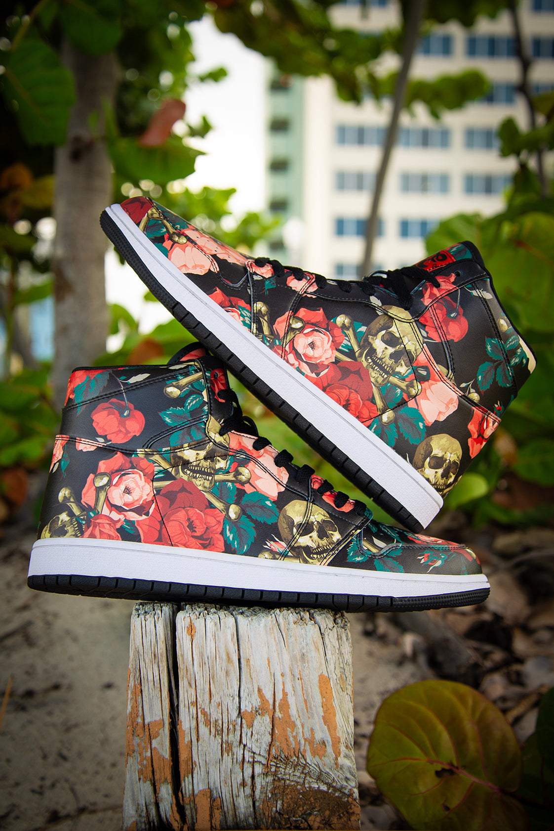 Skull High Top Sneakers | Animal Skin Pattern | Chic Women Shoes popular