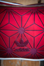 Adidas 3D Geometric Mesh Red Small Fanny Pack