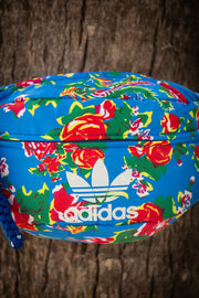 Adidas Floral Waist Bag Fanny Pack Blue Red Green