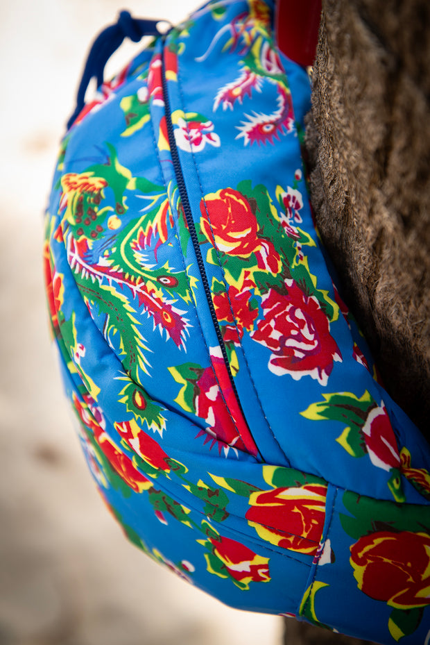 Adidas Floral Waist Bag Fanny Pack Blue Red Green