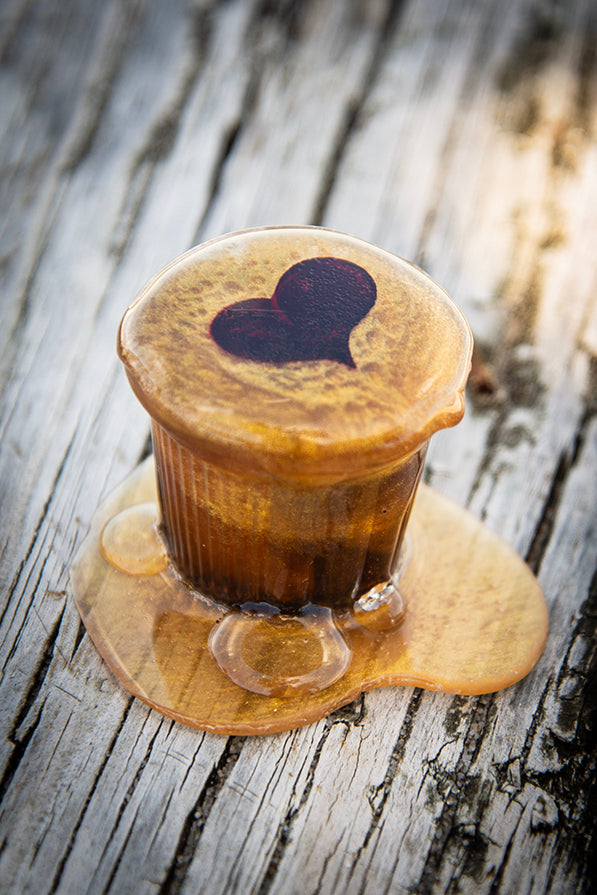 Cafecito Love Shot Mini Statue Rich Golden Espuma