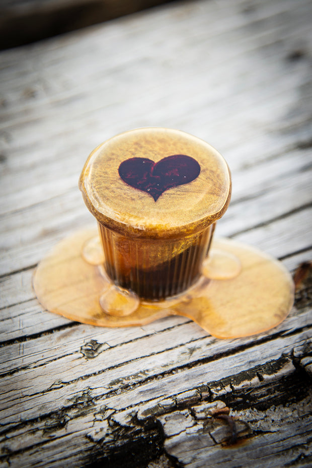 Cafecito Love Shot Mini Statue Rich Golden Espuma