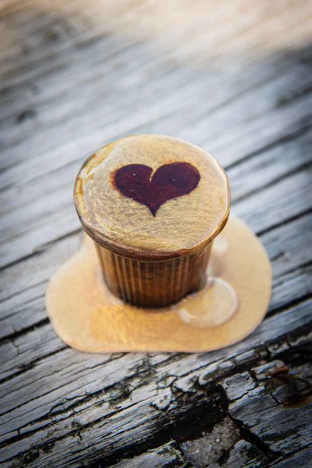 Cafecito Love Shot Mini Statue Rich Golden Espuma