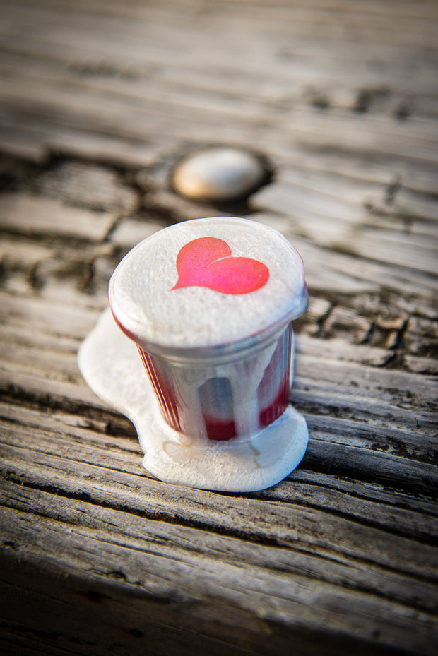 Cafecito Love Shot Mini Statue Red White & Blue Espuma