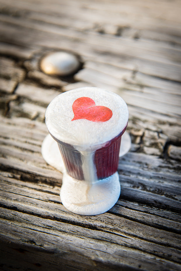 Cafecito Love Shot Mini Statue Red White & Blue Espuma