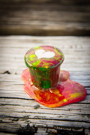 Cafecito Love Shot Mini Statue Tie Dye Rainbow Espuma B