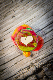 Cafecito Love Shot Mini Statue Tie Dye Rainbow Espuma B