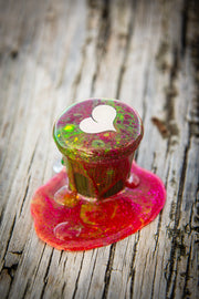 Cafecito Love Shot Mini Statue Tie Dye Rainbow Espuma A