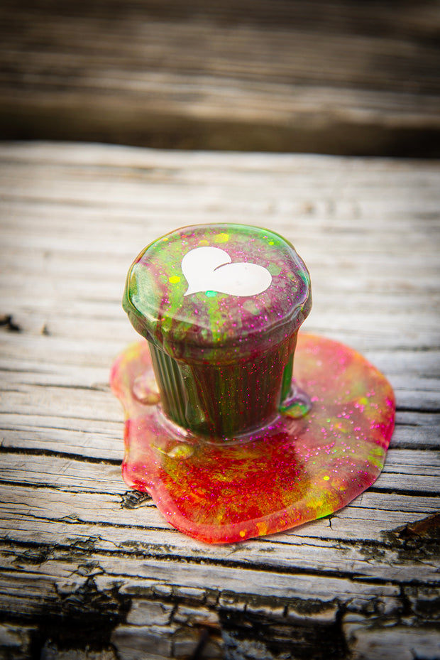 Cafecito Love Shot Mini Statue Tie Dye Rainbow Espuma A