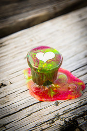 Cafecito Love Shot Mini Statue Tie Dye Rainbow Espuma A