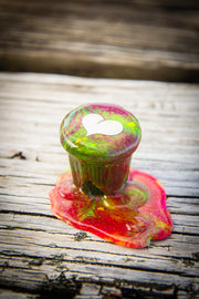 Cafecito Love Shot Mini Statue Tie Dye Rainbow Espuma A