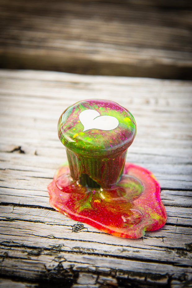 Cafecito Love Shot Mini Statue Tie Dye Rainbow Espuma A