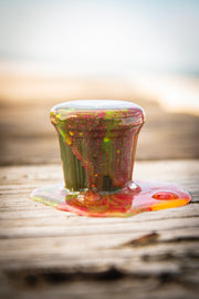 Cafecito Love Shot Mini Statue Tie Dye Rainbow Espuma A