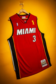 Dwyane Wade Miami Heat Red Throwback 2005/06 Hardwood Classics Swingman Jersey