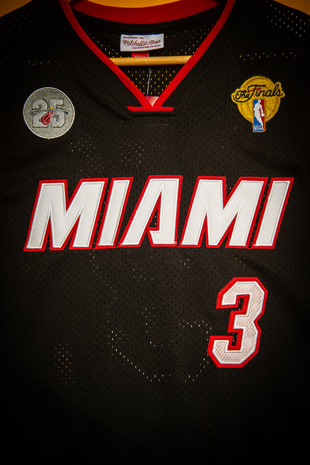 Dwyane Wade Miami Heat Black Throwback 2012/13 Hardwood Classics Swingman Jersey