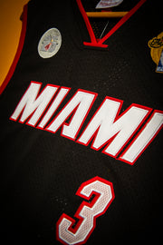 Dwyane Wade Miami Heat Black Throwback 2012/13 Hardwood Classics Swingman Jersey