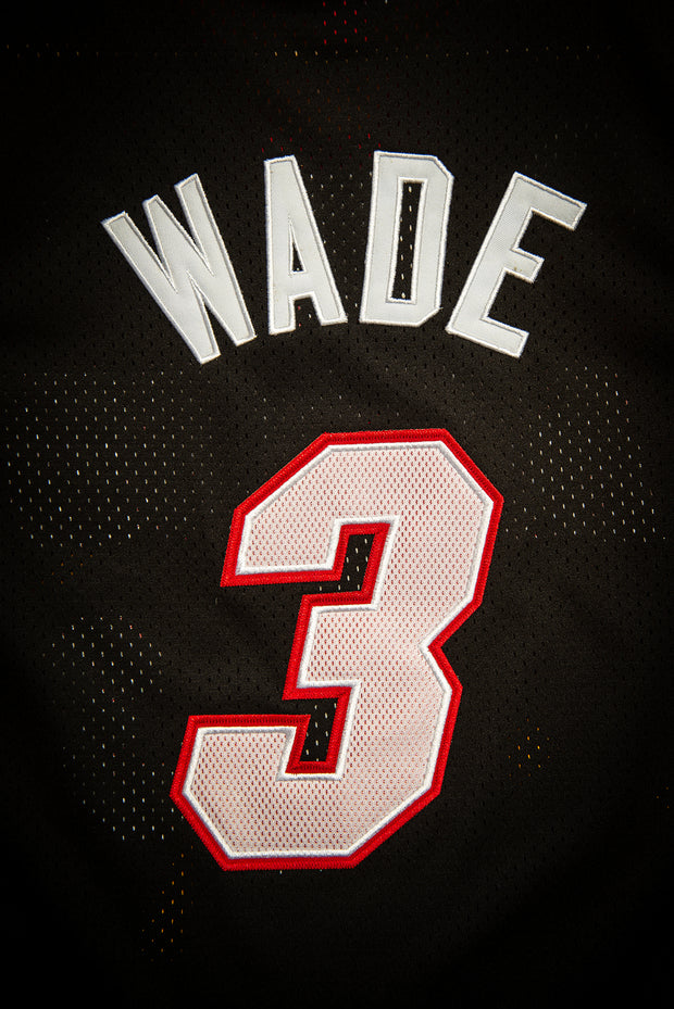 Dwyane Wade Miami Heat Black Throwback 2012/13 Hardwood Classics Swingman Jersey