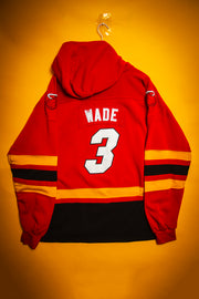 Miami Heat 3 Wade Superior Lacer Pullover Hoodie