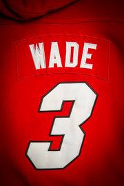 Miami Heat 3 Wade Superior Lacer Pullover Hoodie