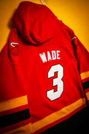 Miami Heat 3 Wade Superior Lacer Pullover Hoodie