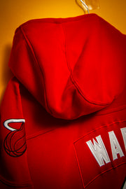 Miami Heat 3 Wade Superior Lacer Pullover Hoodie