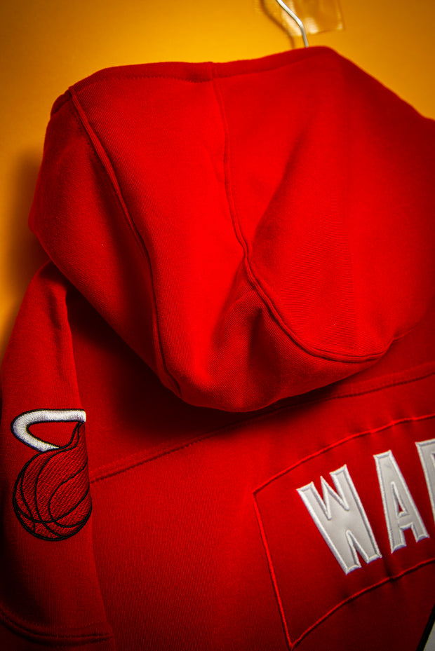 Miami Heat 3 Wade Superior Lacer Pullover Hoodie