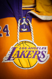 Los Angeles Lakers 24 Bryant Superior Lacer Pullover Hoodie