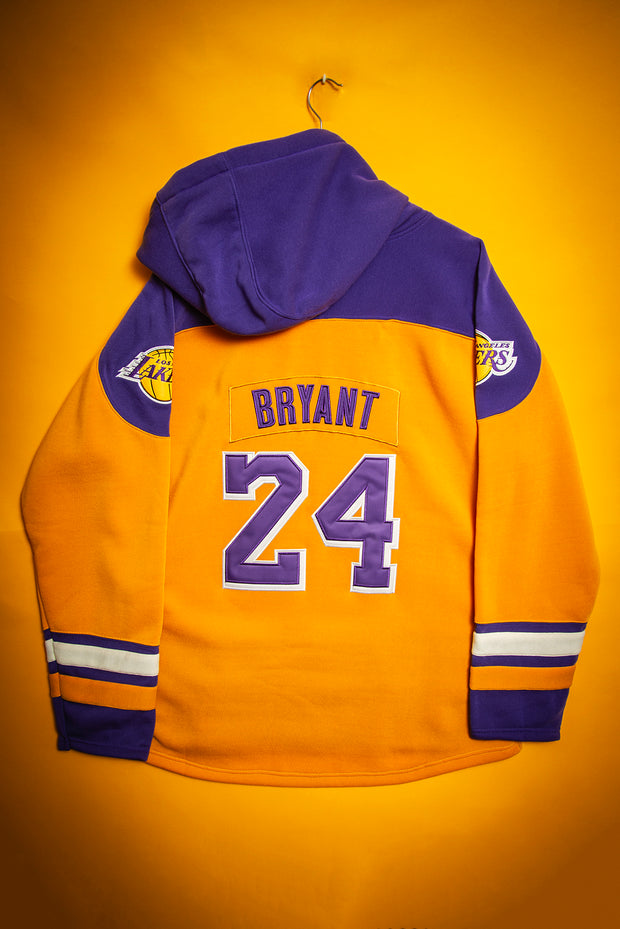 Los Angeles Lakers 24 Bryant Superior Lacer Pullover Hoodie