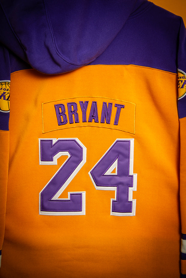 Los Angeles Lakers 24 Bryant Superior Lacer Pullover Hoodie