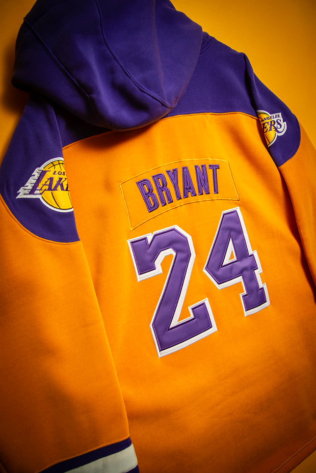 Los Angeles Lakers 24 Bryant Superior Lacer Pullover Hoodie