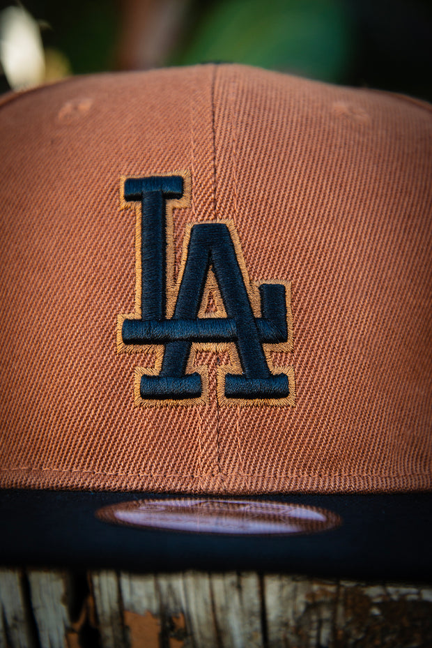 Los Angeles Dodgers Brown Black Bronze 9Fifty New Era Fits Snapback Hat