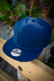 Los Angeles Dodgers All Navy 9Fifty New Era Fits Snapback Hat