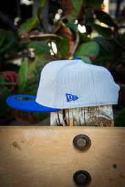 Los Angeles Dodgers Big D Texture Grey 9Fifty New Era Fits Snapback Hat