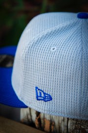 Los Angeles Dodgers Big D Texture Grey 9Fifty New Era Fits Snapback Hat