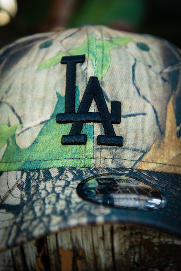 Los Angeles Dodgers Tree Forest 9Forty New Era Fits Snapback Hat