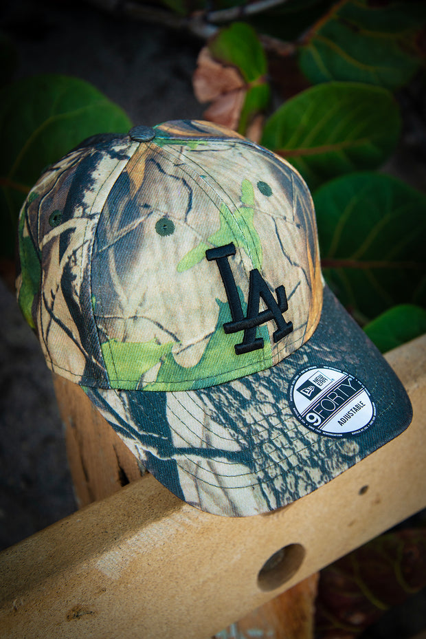 Los Angeles Dodgers Tree Forest 9Forty New Era Fits Snapback Hat