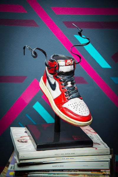 OG Black Red Sneaker Statue