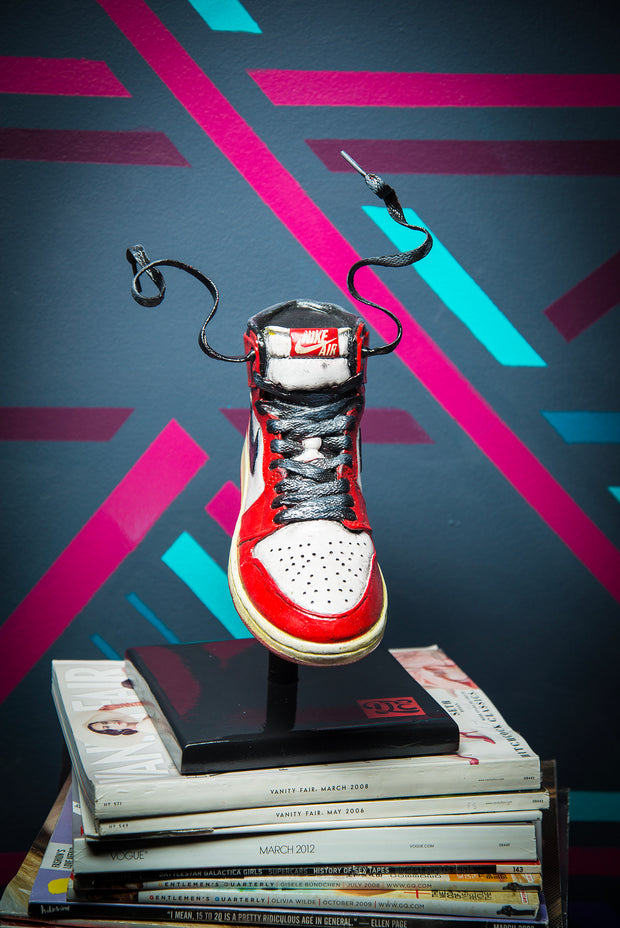 OG Black Red Sneaker Statue