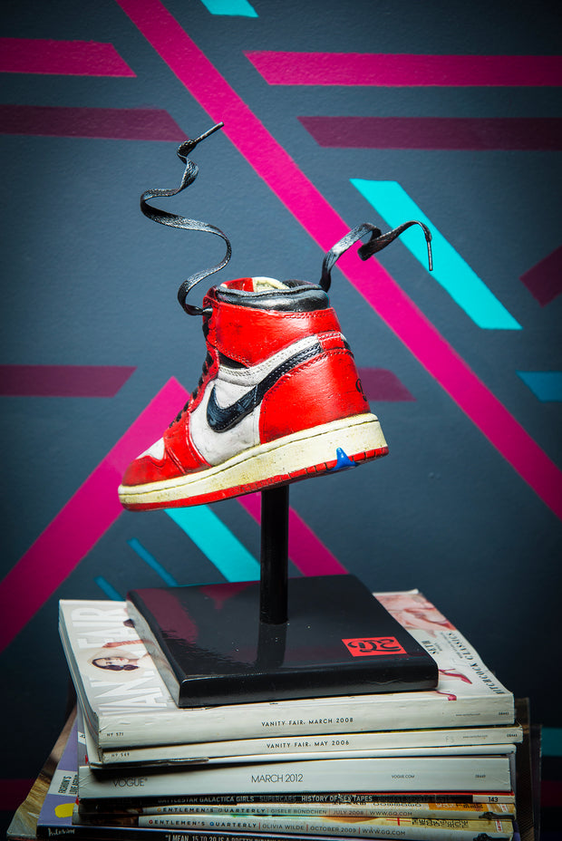 OG Black Red Sneaker Statue