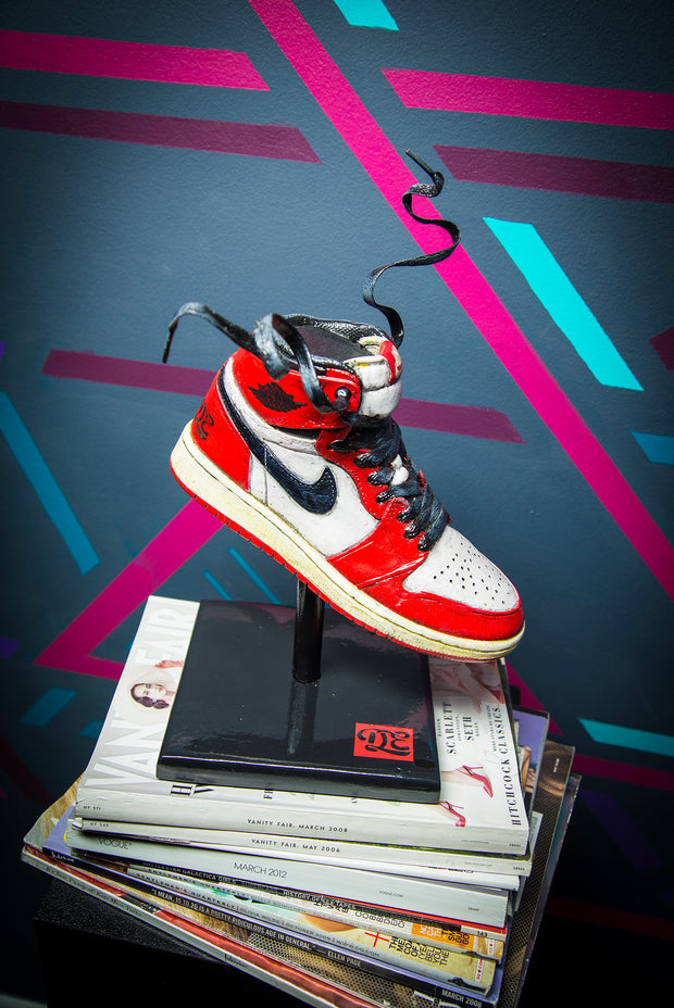 OG Black Red Sneaker Statue