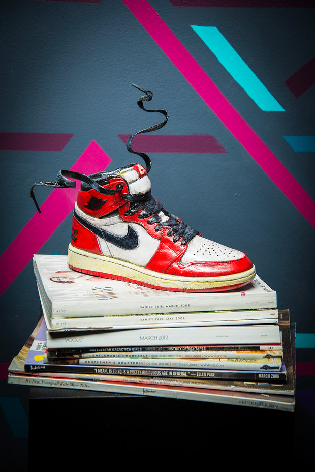 OG Black Red Sneaker Statue