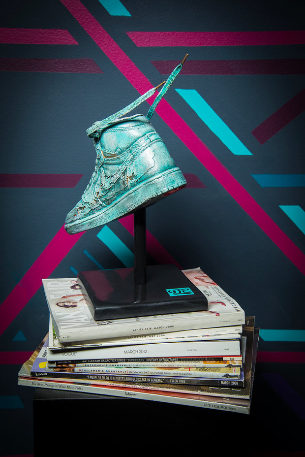 OG Liberty Blue Sneaker Statue