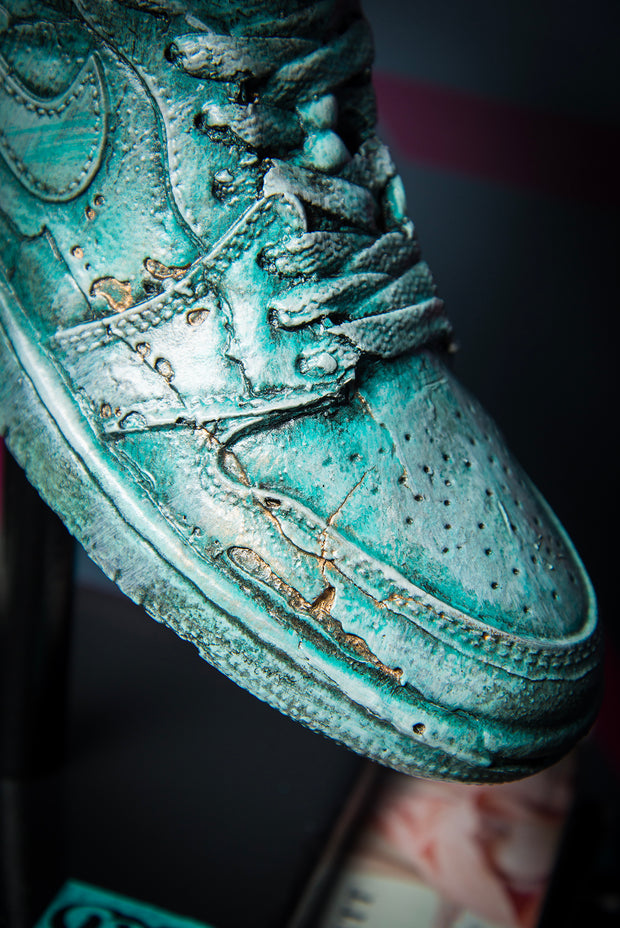 OG Liberty Blue Sneaker Statue