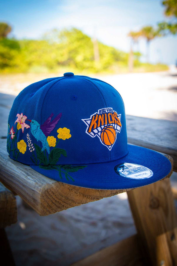 New York Knicks Hummingbird Floral 9Fifty New Era Fits Snapback