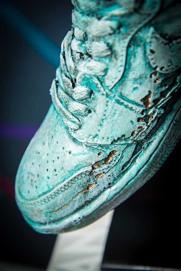 OG Liberty Blue Sneaker Statue