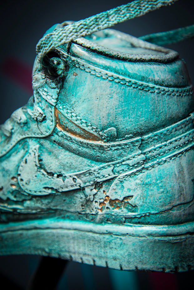 OG Liberty Blue Sneaker Statue