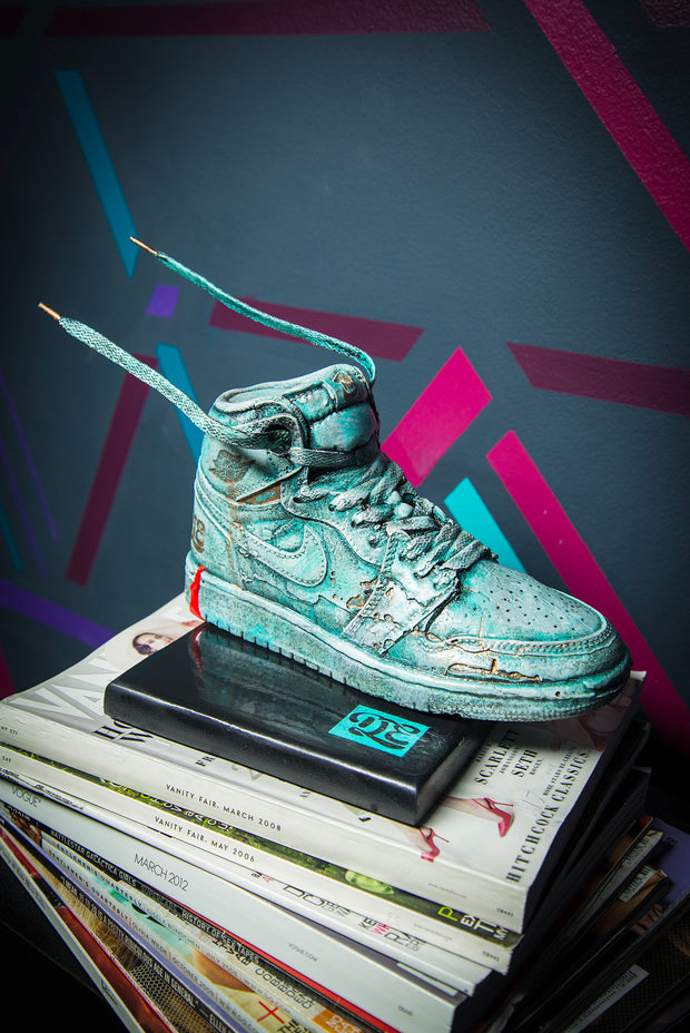 OG Liberty Blue Sneaker Statue